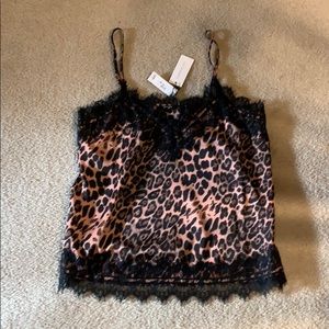 Satin lace camisole